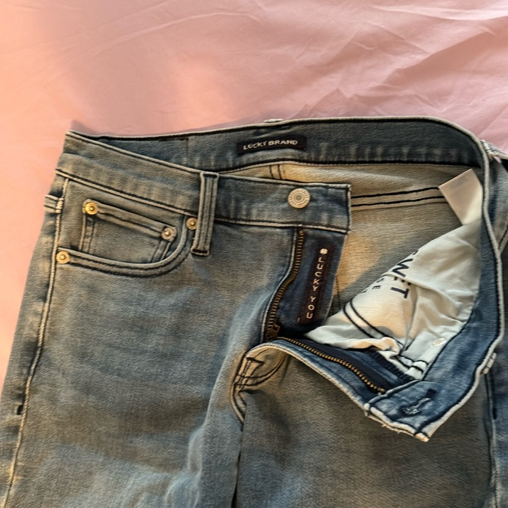 Lucky Sweet mid rise Straight jeans 4/27R - stretch jeans in light medium blue